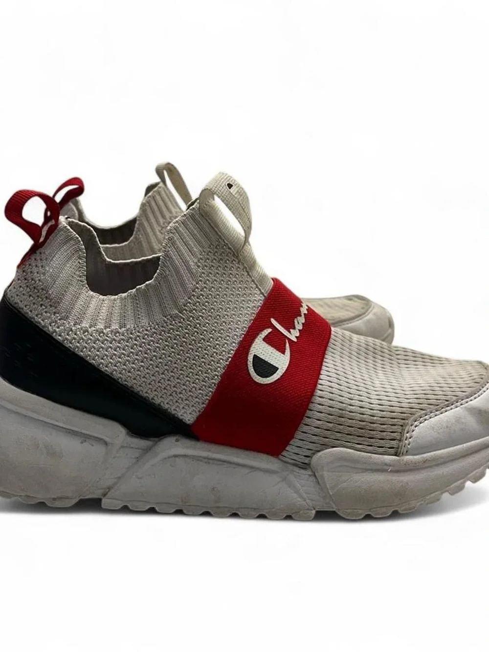 Youth Unisex 3Y Champion Mid Knit Slip On Athletic Sneakers